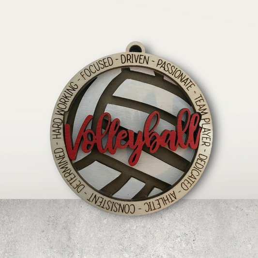 Volleyball ornament