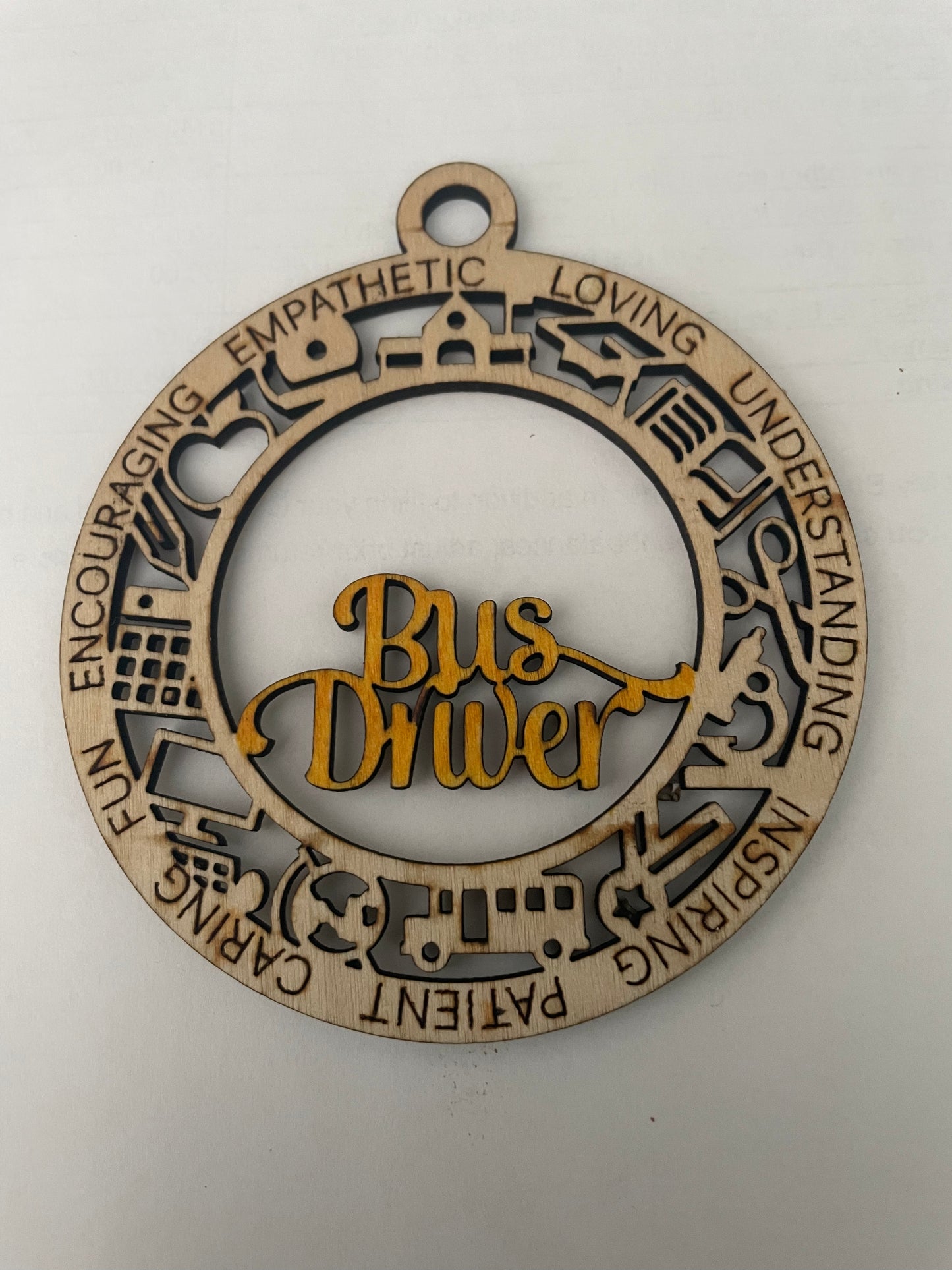 Bus driver ornament