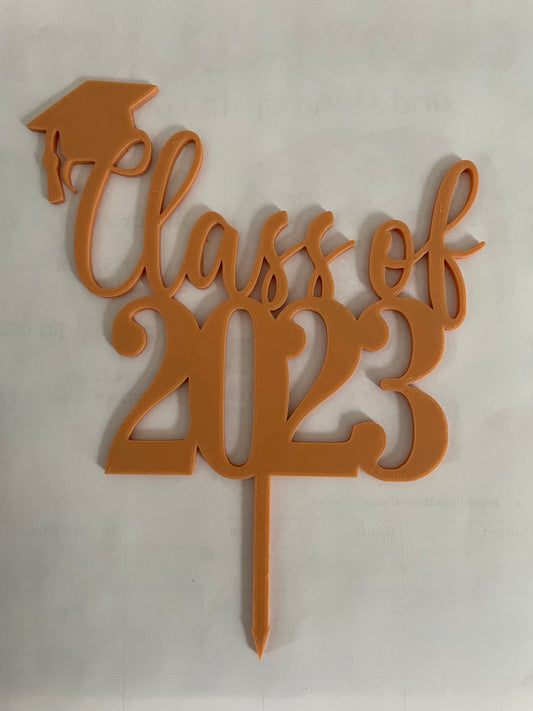 Class of 2023 cake topper