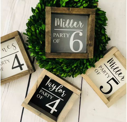 Personalized Party of Signs